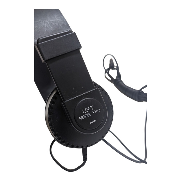 Vintageβ Yamaha Orthodynamic Stereo Headphones Model YH-3 - Picture 2 of 5